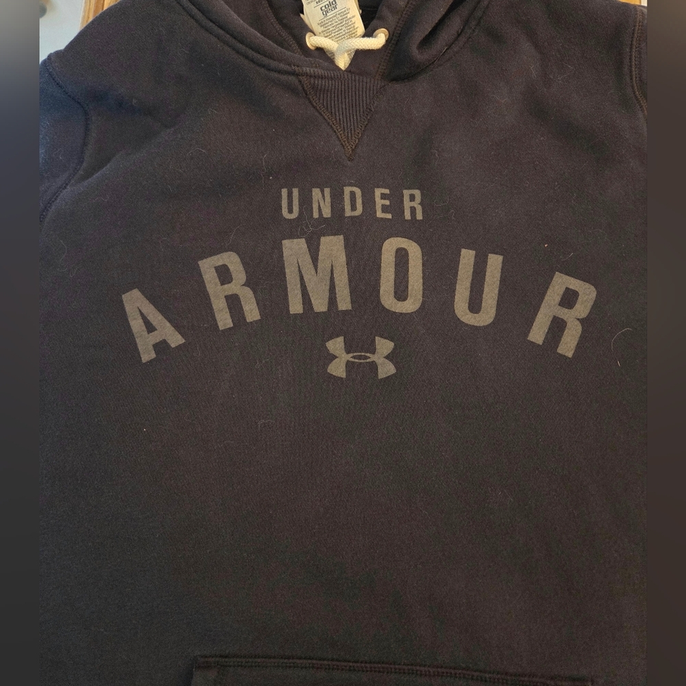 Under Armour Charcoal Womens Hoodie Sweatshirt Size Medium